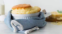 Souffle Dish Ribbed White Long Fine 65 x 30mm 40ml