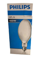 Philips high-pressure sodium bulb packaging with a blue and white design.