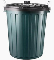 Garbage Bags 72 Litre Heavy Duty (Pack 25) Tough Black Plastic Bags