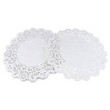 Doyley Round Paper Lace 125mm Box 2000 DLR050 MaxValu Placemat