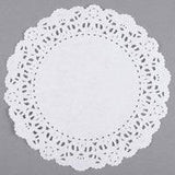 Doyley Round Lace 260mm 10.5'' Paper Box 2000 Doilies DLR105