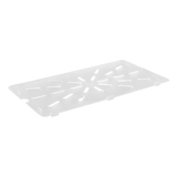 full size 1/1 drain plate clear polycarbonate
