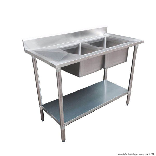 Double Sink Bench Right Handed 