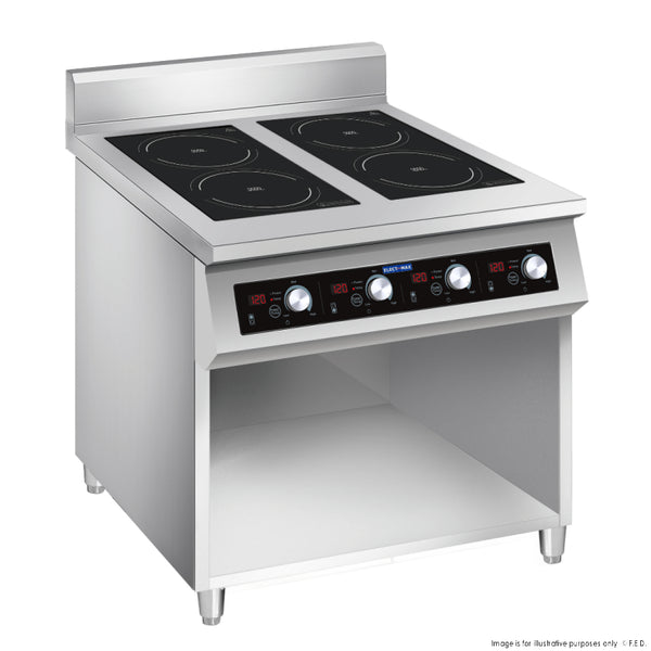 Electmax 700 Series Induction 4-Burner Cooker with Splashback