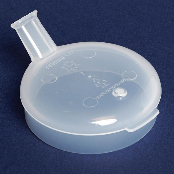 feeding closing clear cap for healthcare mugs large 