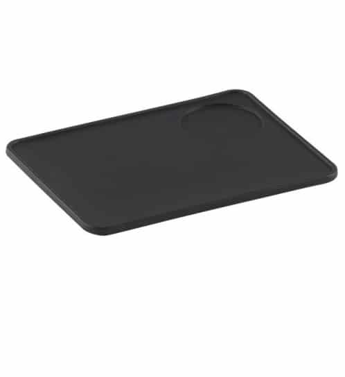 SINGLE HOLE FLAT SILICON COFFEE TAMPERING MAT 20cm X 15cm X 1cm