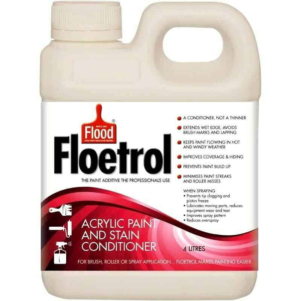 Floetrol Flood 4 Litre Acrylic Paint Conditioner Paint Additive