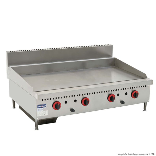 Gasmax Four burner NG Griddle Top