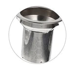 BOROSILICATE SHOCK TEMPERATURE GLASS TEA POT 450ML LASER CUT INFUSER