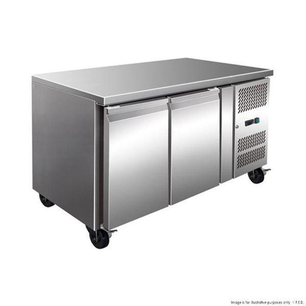TROPICALISED 2 Door Gastronorm Bench Freezer