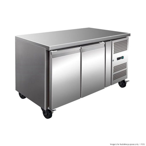 TROPICALISED 2 Door Gastronorm Bench Fridge