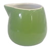 Milk & Sauce Creamer Green 100ml Ceramic Box of 6 Creamers CREAMER-INC