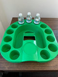 Plastic Multi Host Drink Tray Green Holder 45cm x 47.5cm x 8cm Cocktail Party 5611880
