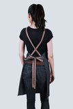 Grey Combo Mocha Bib Apron PROEGREY12
