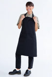 Heavy Weight Black Bib Apron 70 x 86cm  Poly/Cotton AC-HWBBLK