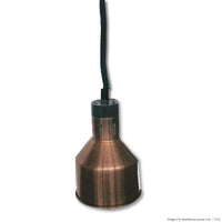 Pull down heat lamp Antique Copper
