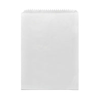 Paper Bag Takeaway Greaseproof Long GPL White  Pack 500 Bags