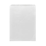 Paper Bag Takeaway Greaseproof Long GPL White  Pack 500 Bags