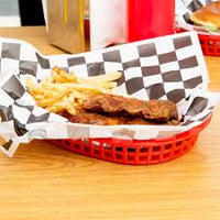 Food Service Bread Basket Oval Black  24cm 41800-B Plastic
