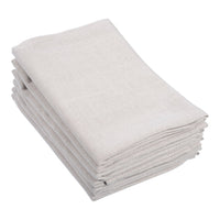 Polyester washable linen napkin rustic beige 50 x 50cm