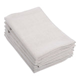 Polyester washable linen napkin rustic beige 50 x 50cm
