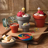 ( Box of 12 ) 483ml Crockery Bit on the Side Paprika Plant Pot - 9950004