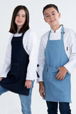Kids Denim Navy Bib Apron 50 x 60cm 100% Cotton AC-JUNIORCHEF22