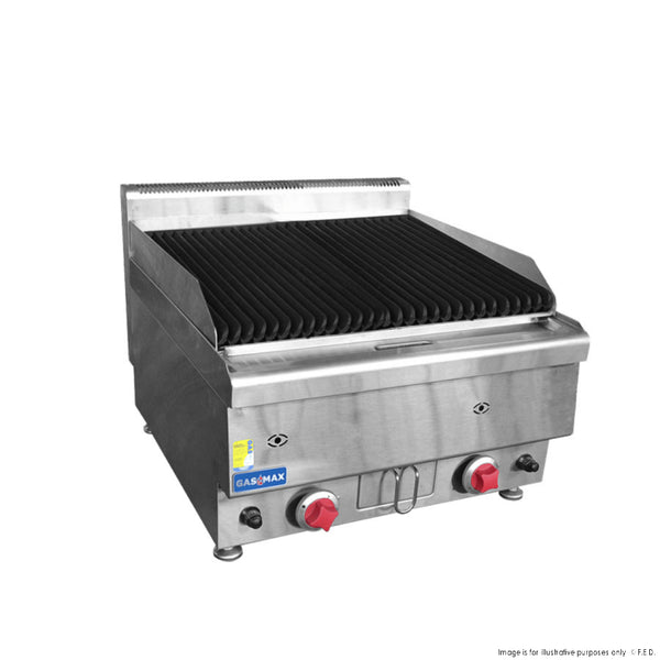 GASMAX Benchtop 2 Burner Chargrill 