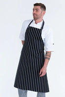 Long Apron Bib London Black/White  86 x 100cm 10804