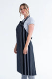 London Navy/White Bib Apron 86 x 100cm 10810