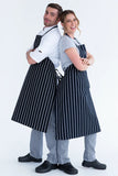 London Navy/White Bib Apron 86 x 100cm 10810