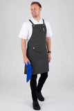 Aussie Chefs Luca Bottle Green Bib Apron 