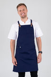 Luca Navy Bib Apron 70 x 82cm AC-LUCA02