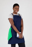 Luca Navy Bib Apron 70 x 82cm AC-LUCA02