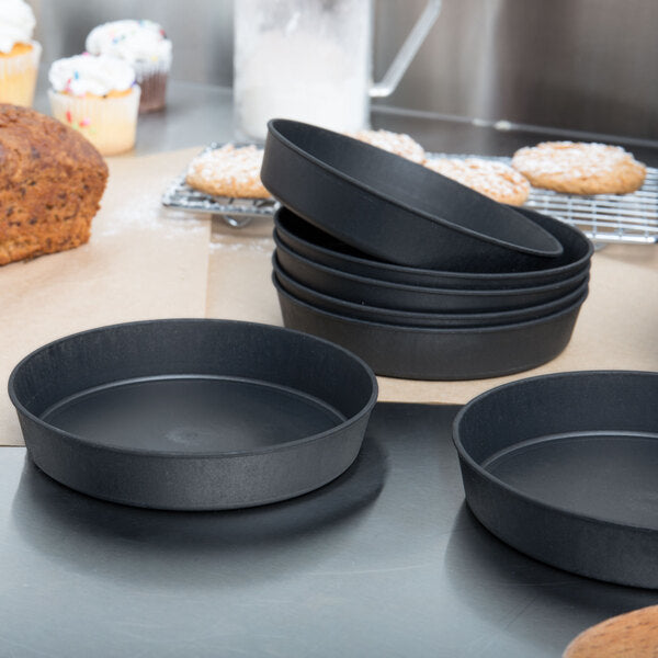 Matfer Bourgeat 345110 PK12  Quiche Mould 100mm Non-Stick Plain-Edge Tartlet / Mini Cake Pan