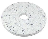 melamine 50cm white grey round scrubbing pad washer with l hole in the middle 