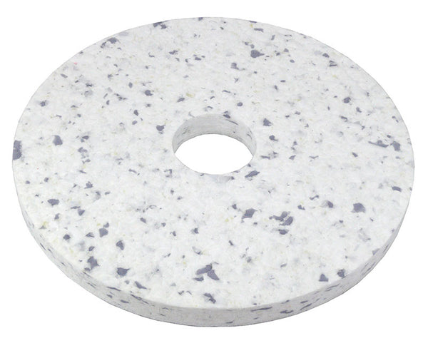 melamine 50cm white grey round scrubbing pad washer with l hole in the middle 