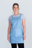 Mia Denim Chambray Blue Crossback Bib Apron AC-MIA05