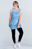 Mia Denim Chambray Blue Crossback Bib Apron AC-MIA05