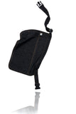 Mia Cotton Denim Utility Pouch Black Waist Apron 3 Pocket 38cm x 26cm AC-POUCH05