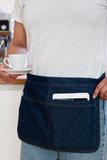 Mia Utility Pouch Navy Waist Apron 3 Pocket 38cm wide x 26cm deep AC-POUCH06