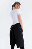 Monaco Black Waist Apron  86 x 86cm PROEA12P