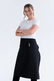Monaco Black Waist Apron  86 x 86cm PROEA12P
