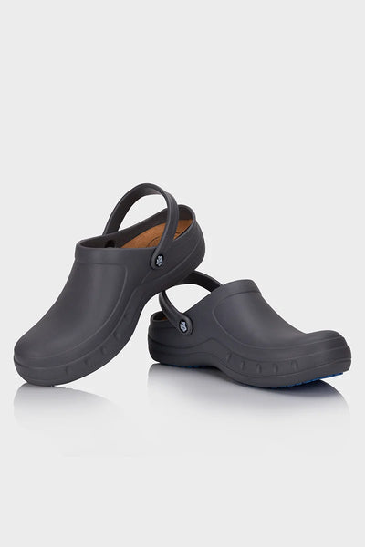 grey chef clogs anti static 