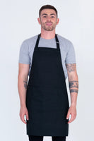 Oska Bottle Green Bib Apron With Pockets 70 x 82cm OSKA01