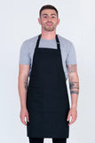 Oska Bottle Green Bib Apron With Pockets 70 x 82cm OSKA01