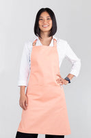 Oska Peach Bib Apron AC-OSKA07