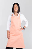 Oska Peach Bib Apron AC-OSKA07