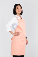 Oska Peach Bib Apron AC-OSKA07