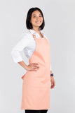 Oska Peach Bib Apron AC-OSKA07